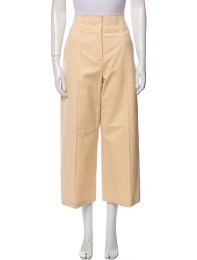 Pre-owned Hermes Wide Leg Pants In Neutral