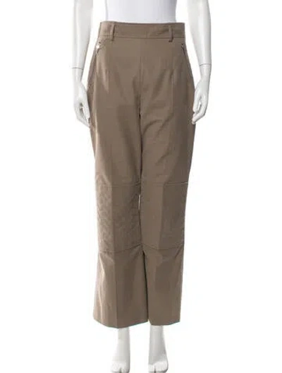 Pre-owned Hermes Wide Leg Pants In Neutral