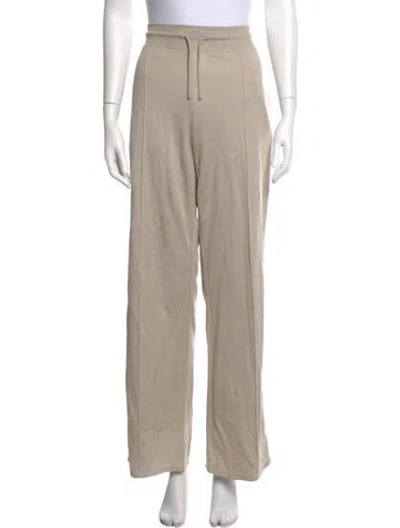 Pre-owned Hermes Wide Leg Pants In Neutral
