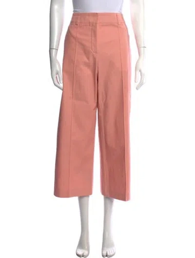 Pre-owned Hermes Wide Leg Pants In Orange