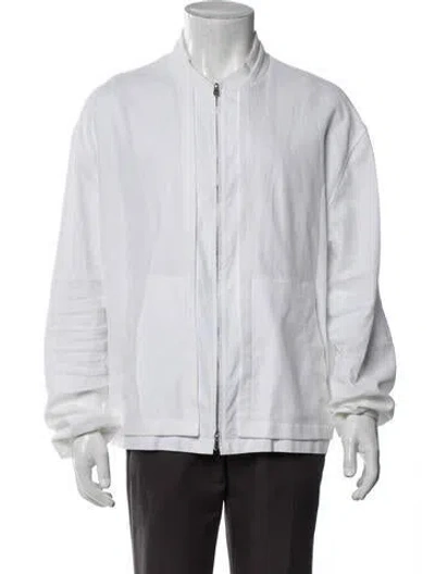 Pre-owned Hermes Windbreaker In White