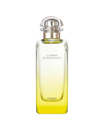 Hermes Hermès Women's 3.38oz Le Jardin De Monsieur Li Edt In Transparent