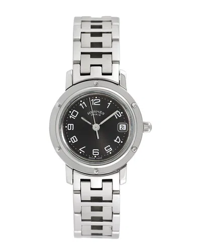 Pre-owned Hermes Hermès Women's Clipper Watch