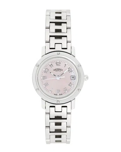 Pre-owned Hermes Hermès Women's Clipper Watch