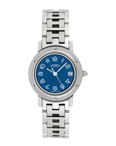 Pre-owned Hermes Hermès Women's Clipper Watch (authentic Pre-loved)