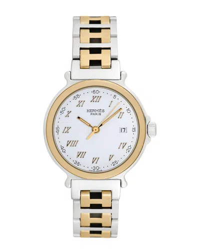 Pre-owned Hermes Hermès Women's Clipper Watch, Circa 1990's (authentic Pre-loved)