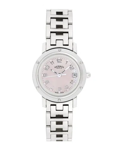 Pre-owned Hermes Hermès Women's Clipper Watch, Circa 2000's (authentic Pre-loved)