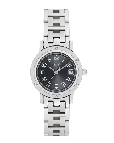 Pre-owned Hermes Hermès Women's Clipper Watch, Circa 2000's (authentic Pre-loved)