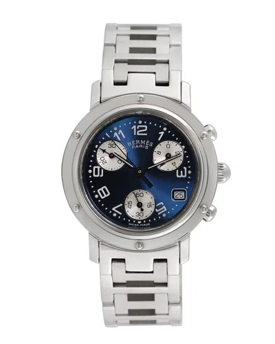 Pre-owned Hermes Hermès Women's Clipper Watch, Circa 2000s (authentic )