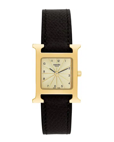 Pre-owned Hermes Hermès Women's H Watch