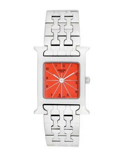 Pre-owned Hermes Hermès Women's H Watch