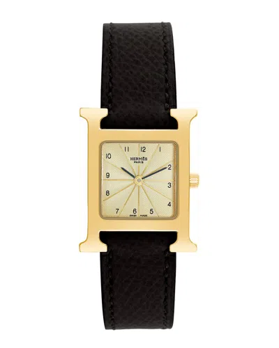 Pre-owned Hermes Hermès Women's H Watch, Circa 2000's (authentic Pre-loved)