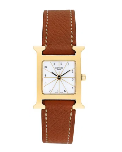 Pre-owned Hermes Hermès Women's H-watch, Circa 2000's (authentic )