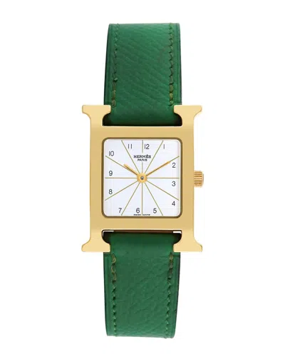 Pre-owned Hermes Women's H Watch , Circa 2000's (authentic Pre-loved)