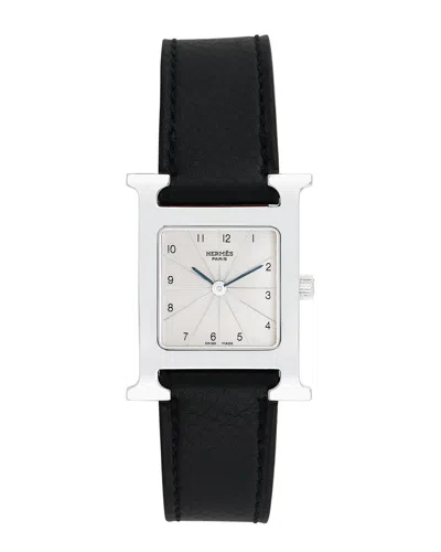 Pre-owned Hermes Hermès Women's H Watch Watch, Circa 2000s (authentic )