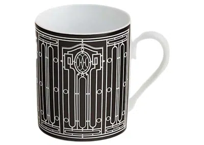 Pre-owned Hermes Women's  Mug H Deco No.2 In Black/white In Multi