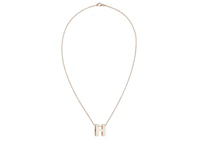 Pre-owned Hermes Women's  Pendant Pop H In Blanc