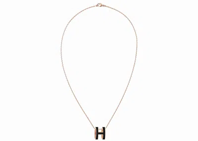 Pre-owned Hermes Women's  Pendant Pop H In Noir