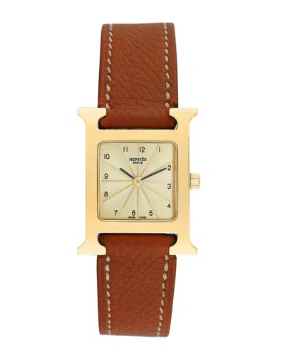 Pre-owned Hermes Hermès Women's Heure H Watch