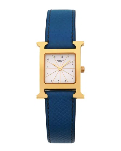 Pre-owned Hermes Hermès Women's Heure H Watch