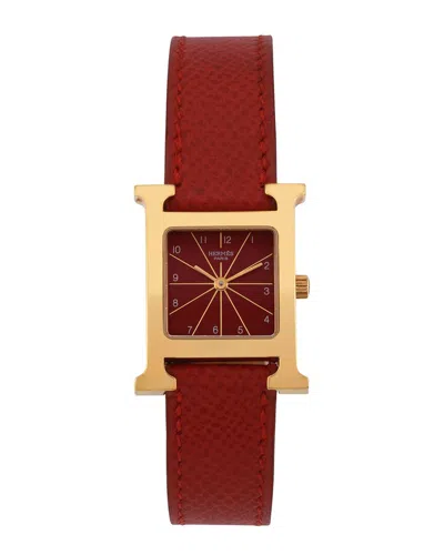 Pre-owned Hermes Hermès Women's Heure H Watch (authentic Pre-loved)