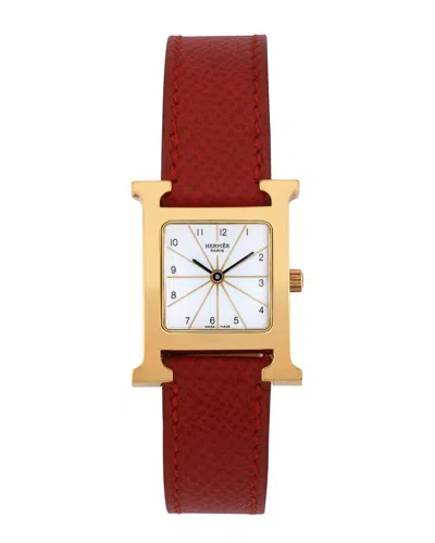 Pre-owned Hermes Hermès Women's Heure H Watch (authentic Pre-loved)
