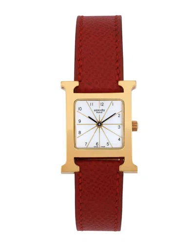 Pre-owned Hermes Hermès Women's Heure H Watch (authentic Pre-loved)
