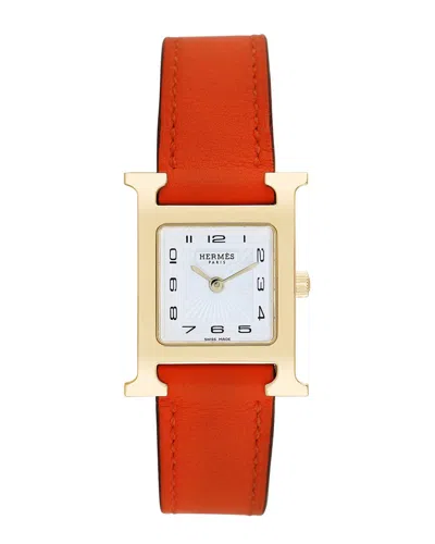Hermes Hermès Women's H-watch Watch In Red