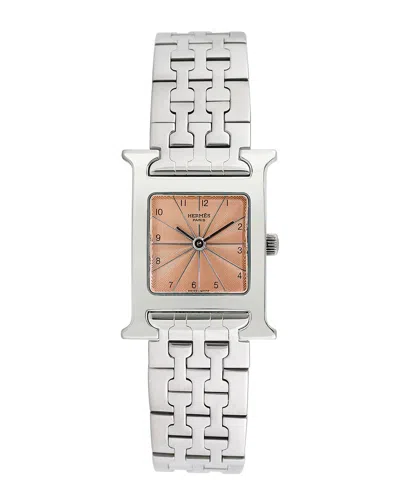 Pre-owned Hermes Hermès Women's H-watch Watch