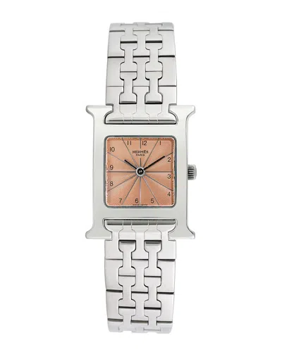 Pre-owned Hermes Hermès Women's H-watch Watch, Circa 2000's (authentic Pre-loved)