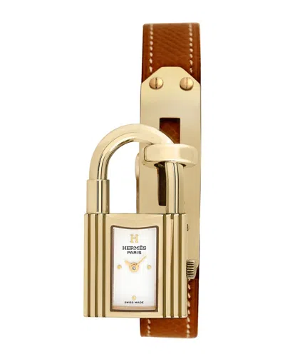 Pre-owned Hermes Hermès Women's Kelly Lock Watch