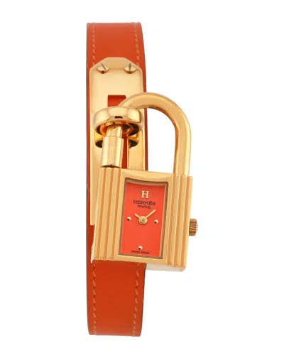 Pre-owned Hermes Hermès Women's Kelly Lock Watch