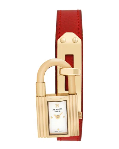 Pre-owned Hermes Women's Kelly Lock Watch, Circa 2000's (authentic Pre-loved)