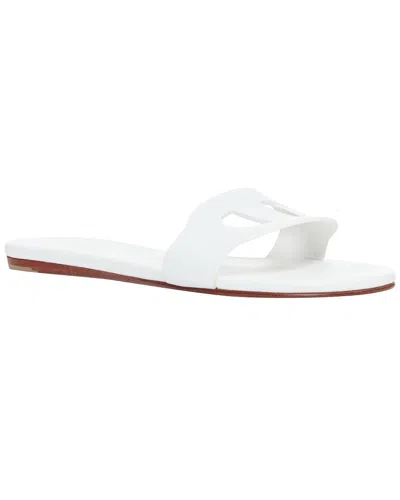 Pre-owned Hermes Hermès Women's Leather Lisboa Chaine D'ancre Cut Out Flat Sandal Slipper  (authentic Pre-loved)