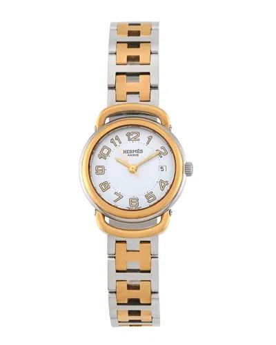 Pre-owned Hermes Hermès Women's Pullman Watch