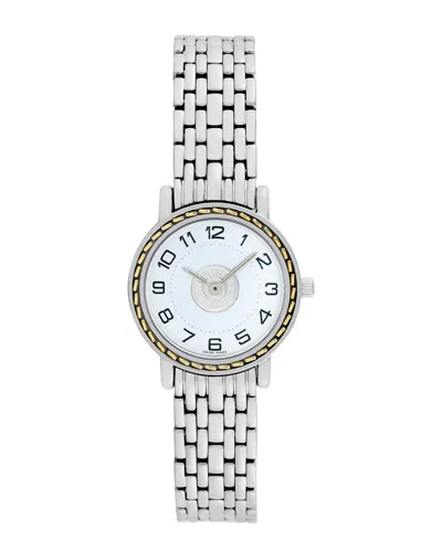 Pre-owned Hermes Hermès Women's Sellier Watch, Circa 2000's (authentic Pre-loved)