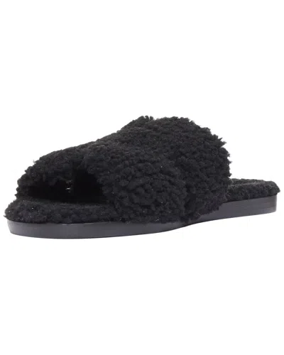 Pre-owned Hermes Hermès Women's Wool/hair Oran Sandal (authentic Pre-loved) In Black
