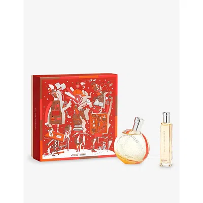 Hermes Womens Eau Des Merveilles Eau De Toilette Gift Set