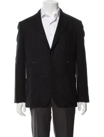 Pre-owned Hermes Wool Blazer In Black