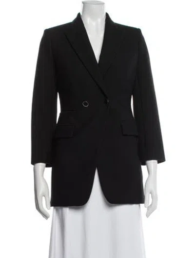 Pre-owned Hermes Wool Blazer In Black