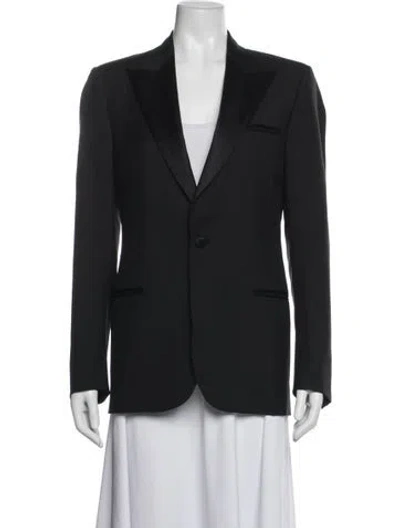 Pre-owned Hermes Wool Blazer In Black