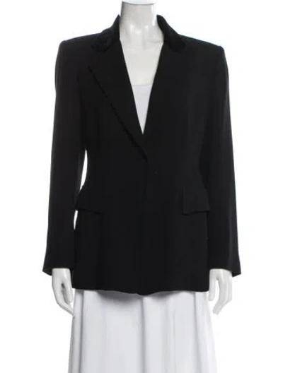 Pre-owned Hermes Wool Blazer In Black
