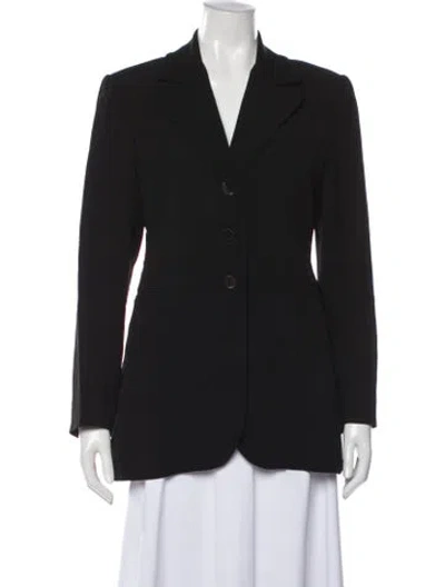 Pre-owned Hermes Wool Blazer In Blue