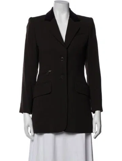 Pre-owned Hermes Wool Blazer In Brown