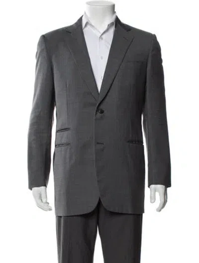 Pre-owned Hermes Wool Blazer In Gray