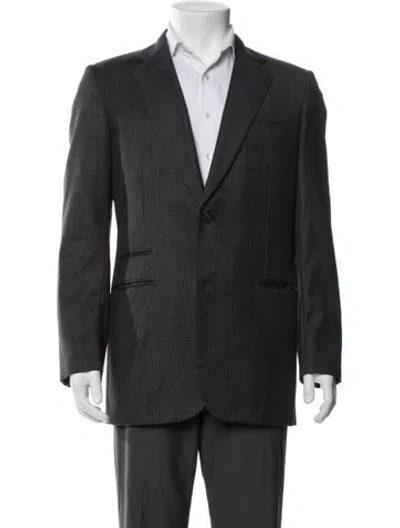 Pre-owned Hermes Wool Blazer In Gray