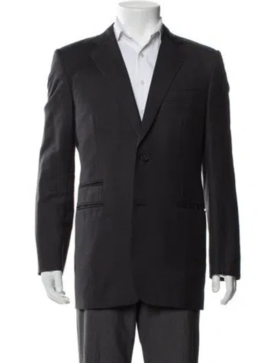 Pre-owned Hermes Wool Blazer In Gray