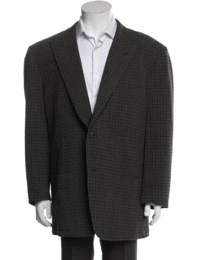 Pre-owned Hermes Wool Blazer In Green