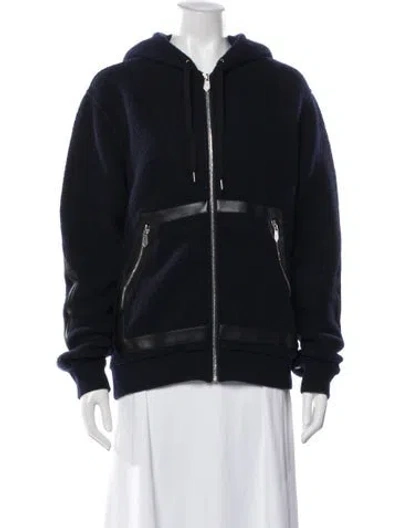 Pre-owned Hermes Wool Bomber Jacket In Multi