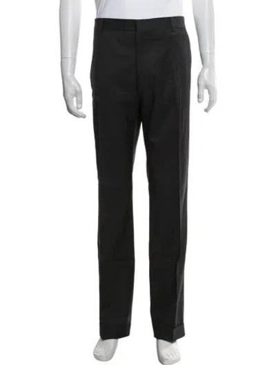 Pre-owned Hermes Wool Dress Pants In Grey